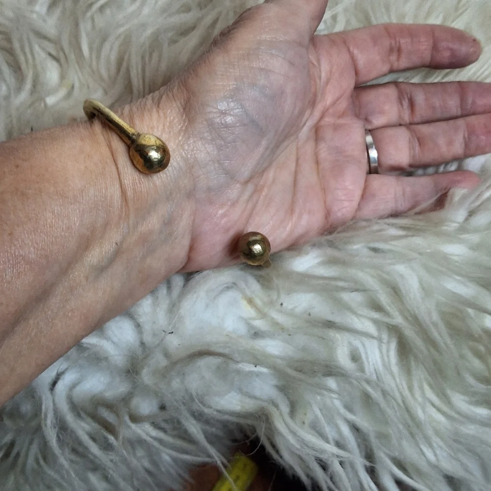 Tribal Look unisex Brass Open Cuff NWOT